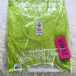 Zumba Racerback, Zumba Green, Medium